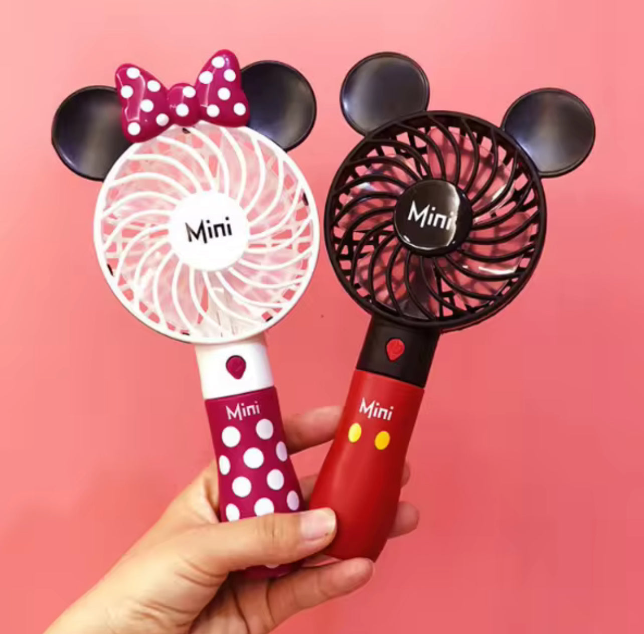 Minnie Mouse Rechargeable Fans