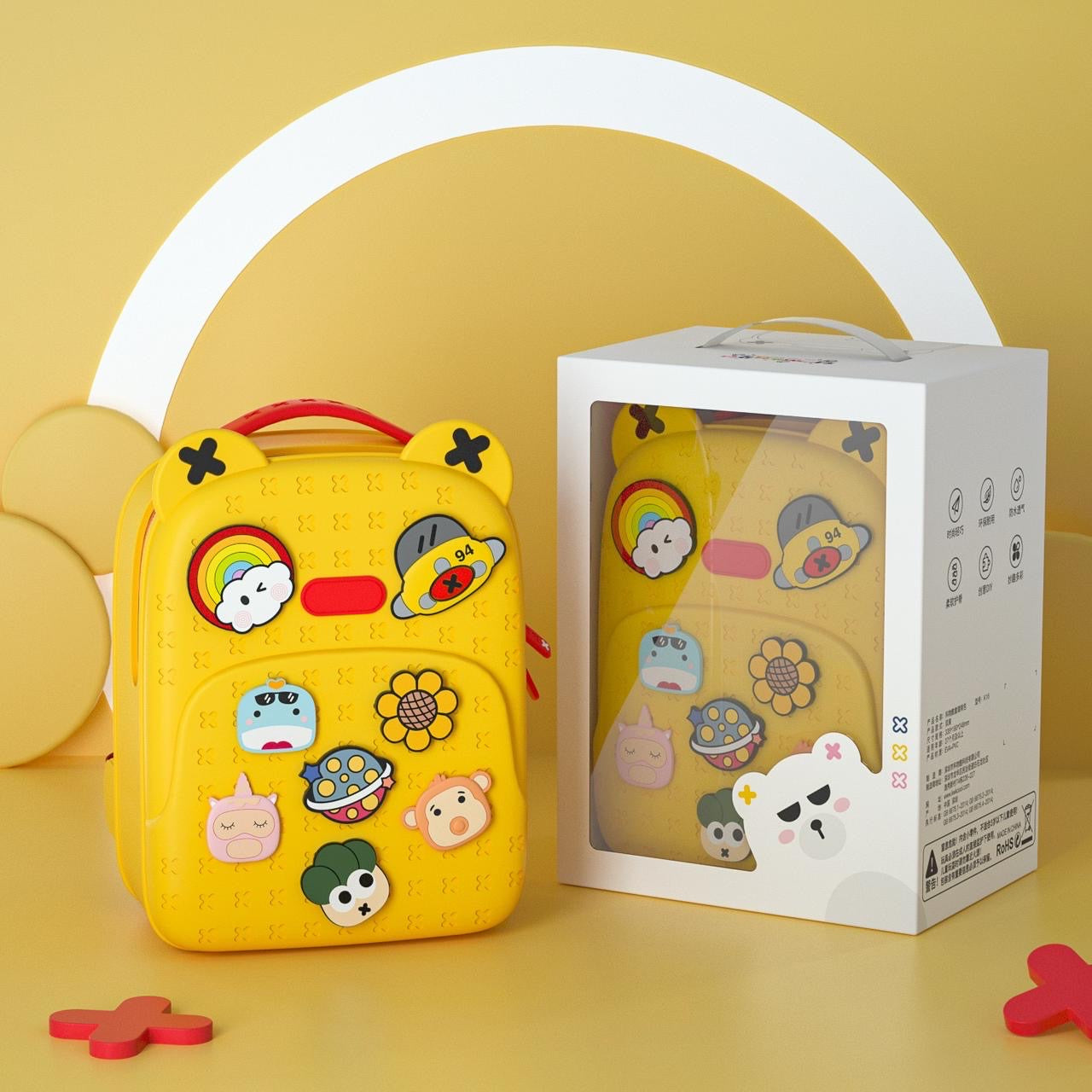 Crocs Style Silicone Backpack with DIY Jibbitz