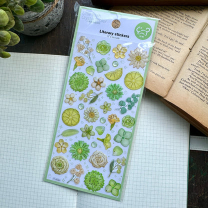 Puffy 3D Flower Stickers