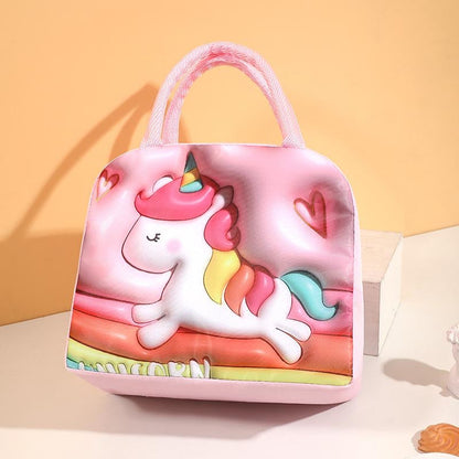 Embossed Style Cute Lunchbags