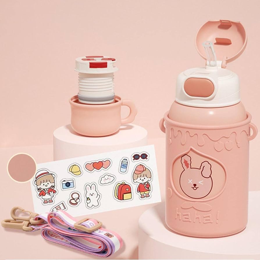 Smart Silicone Sleeve Straw Insulated Sipper/Flask | 500ml | SUS316