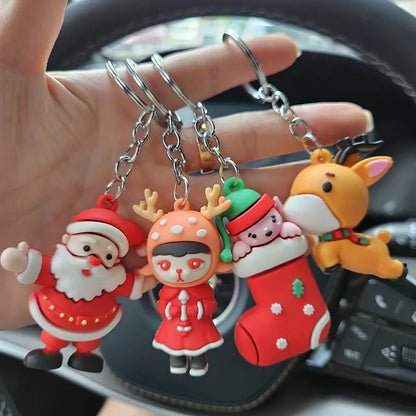 2D Christmas Keychains