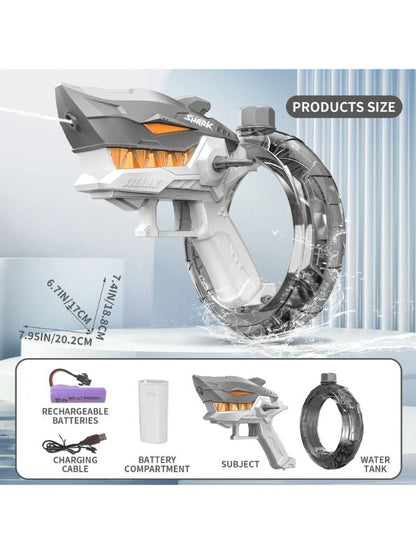 SharkBlaze - Automatic High Pressure Spray Gun for Kids - 28ft
