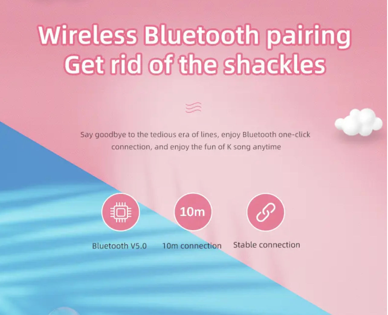 Sing Along  Mike - In Built Cute Bluetooth Mike with Speaker