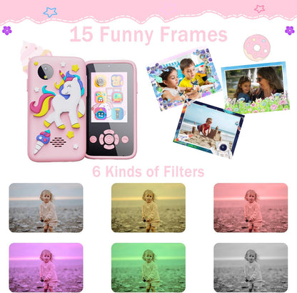 smartphone for kids (in built camera, learning games, MP 3 music player, video recorder)