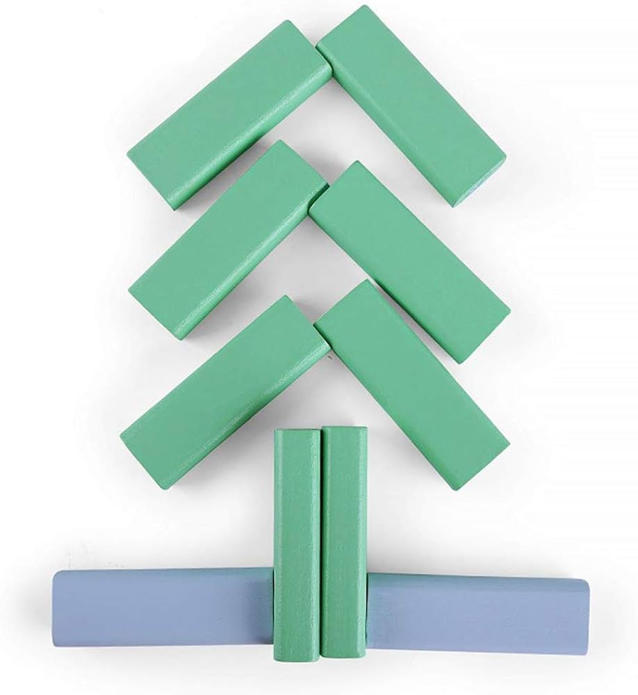 Kids Zenga | 54pcs Wooden Tumbling Blocks