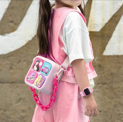 Barbie & Frozen Blush - A Perfect Luxury Sling Bag for Every Barbie Fan