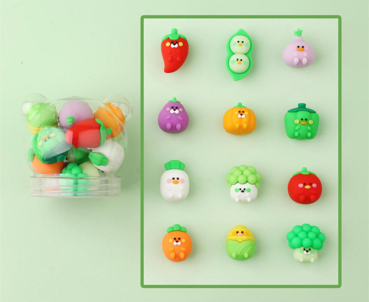 3D Farm Erasers - 12pcs