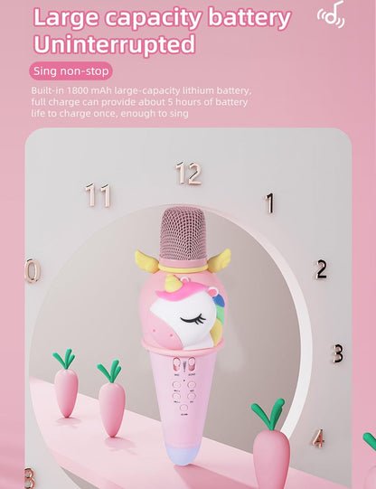 Sing Along  Mike - In Built Cute Bluetooth Mike with Speaker