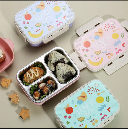 Lunchbox - 3 Compartments | Spill Free | Opaque