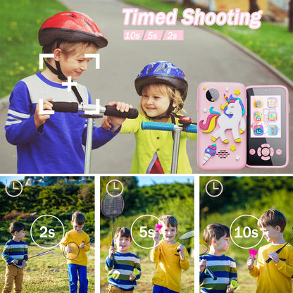 smartphone for kids (in built camera, learning games, MP 3 music player, video recorder)