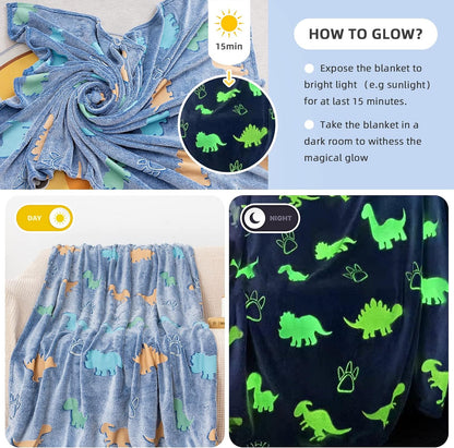 GLOWING BLANKET FOR KIDS (6 x 6 Feet size)