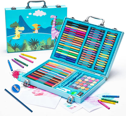 Art and Craft Kit for kids (Coloured Pencil, Markers, Water colours, Tube colours, Sketchpens, Oil pastel, Brushes)