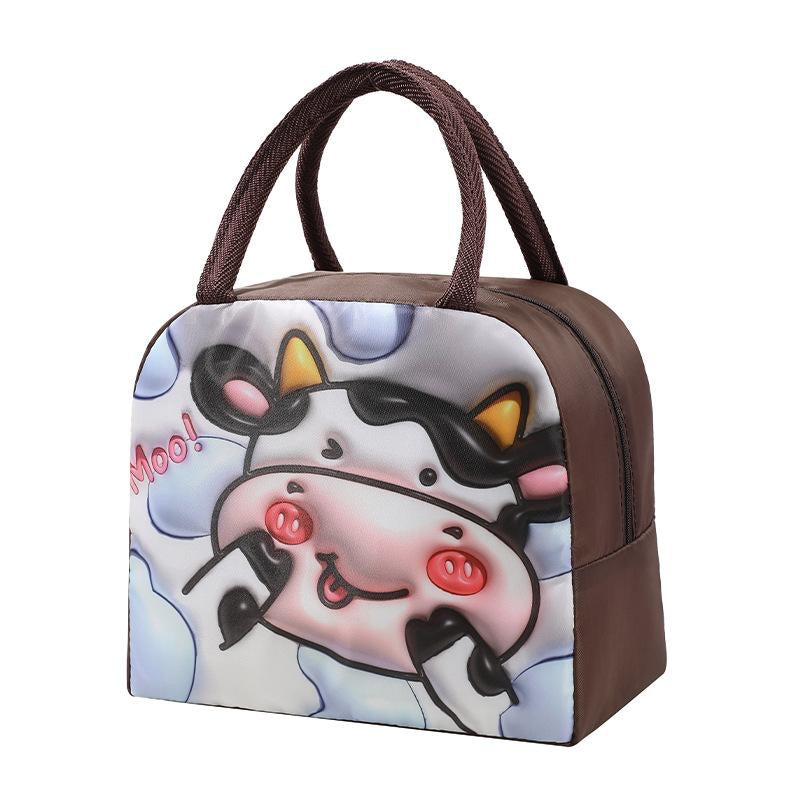 Embossed Style Cute Lunchbags