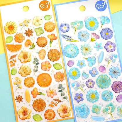 Puffy 3D Flower Stickers