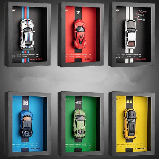 3D Sports Car Frames - 1:32 Model Poster