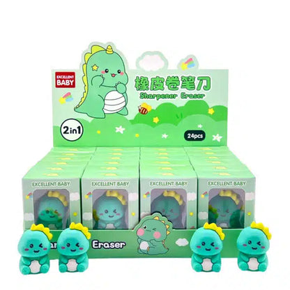 2 in 1 Eraser and Sharpener - Excellent Baby