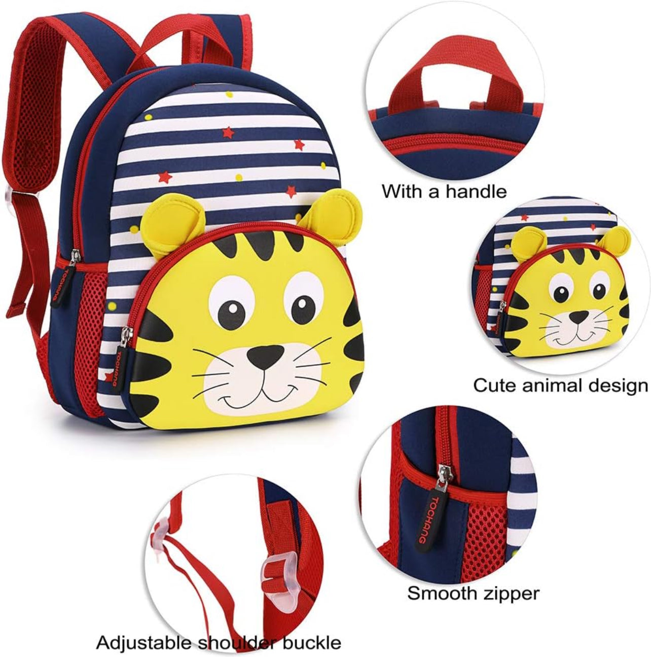 Zoo Explorer - Soft Plush Backpacks for Toddlers/Kindergartens