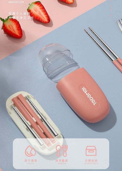Tedemei - Cute Travel Cutlery Set