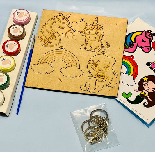DIY - Girls Keychain Set