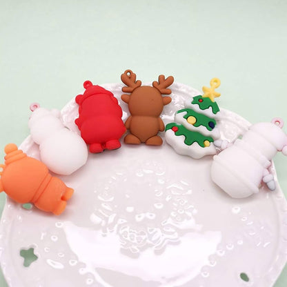 2D Christmas Keychains