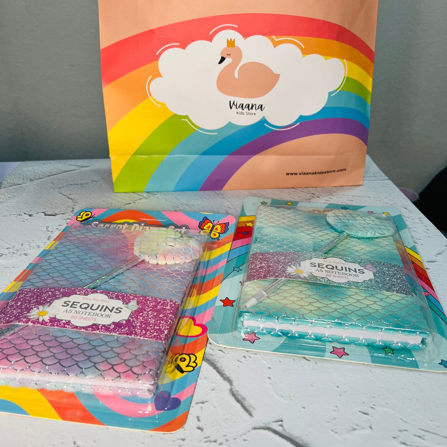 Sequins Notebook - A5 | 80 Sheets
