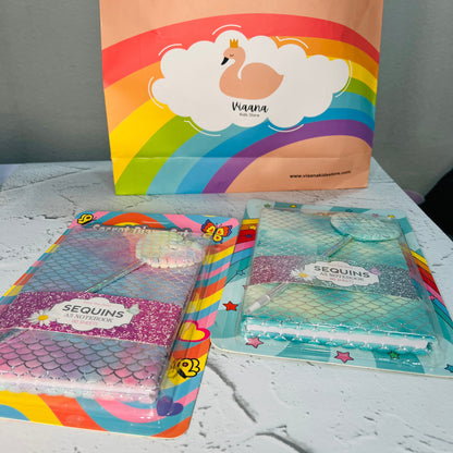 Sequins Notebook - A5 | 80 Sheets