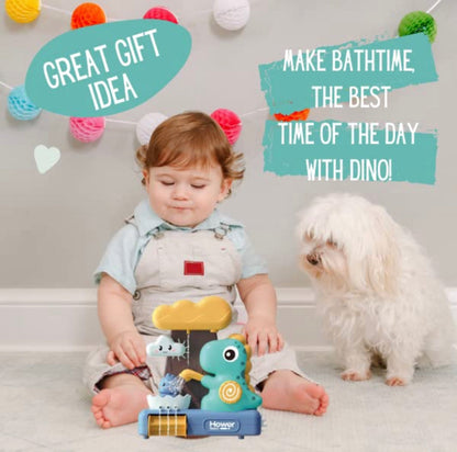 DinoSplash : Interactive Dinosaur Water Bath Shower Toy for Kids