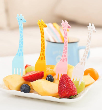 Giraffe Party Fork - 12pcs | Premium Quality