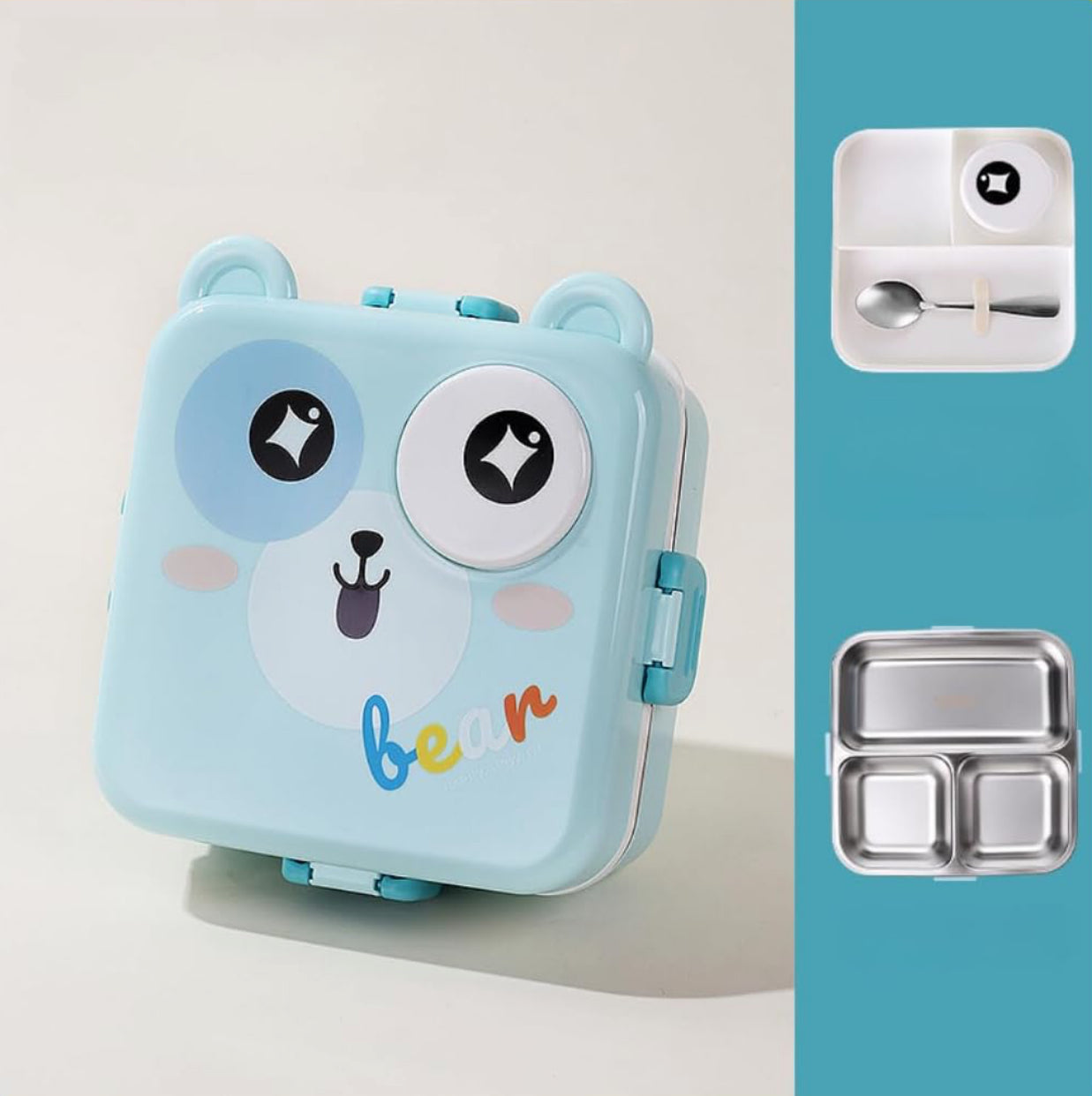 Cartoon Bento Box - Stainless Steel