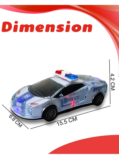 Musical Police Car - Metal, Lights and Super Fast !!
