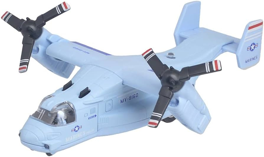 Military Airplane - Metal MV-22 Osprey Transport