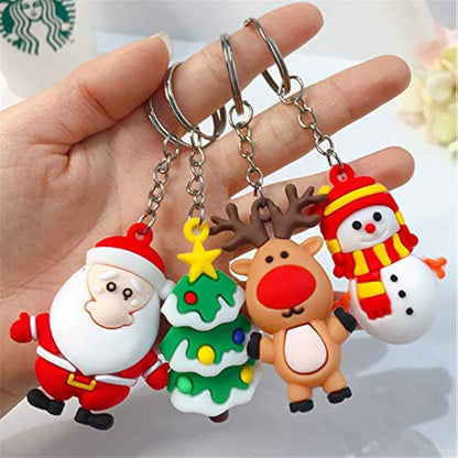 2D Christmas Keychains