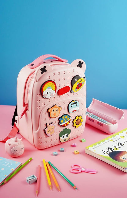 Crocs Style Silicone Backpack with DIY Jibbitz