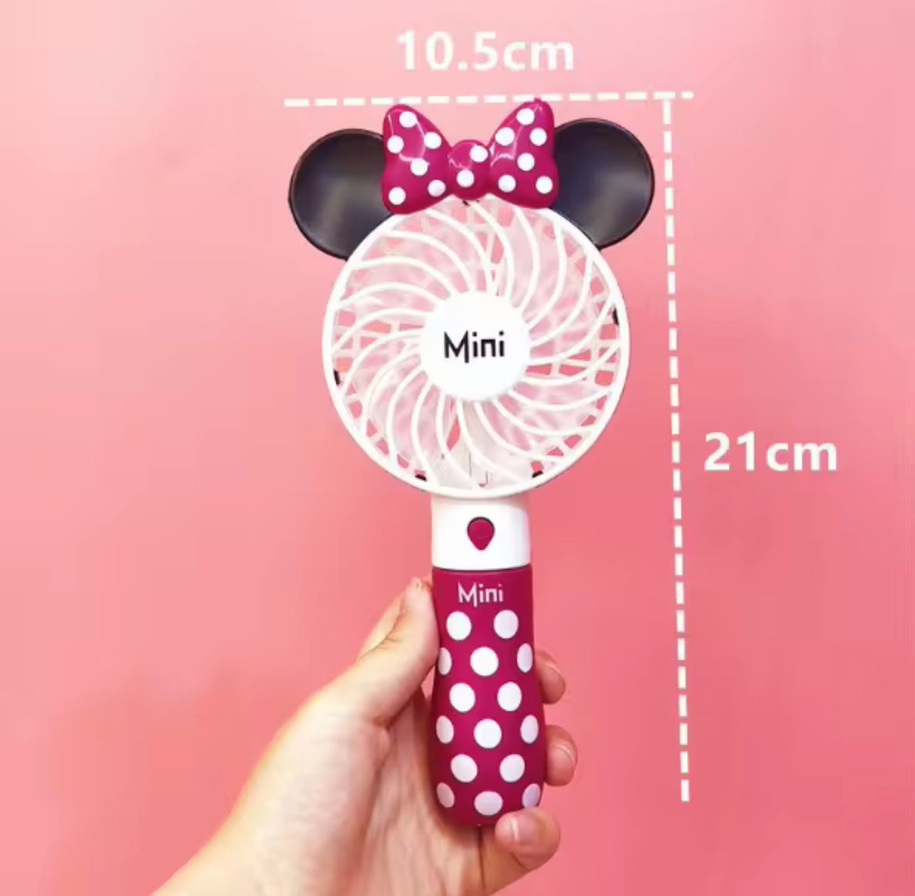 Minnie Mouse Rechargeable Fans