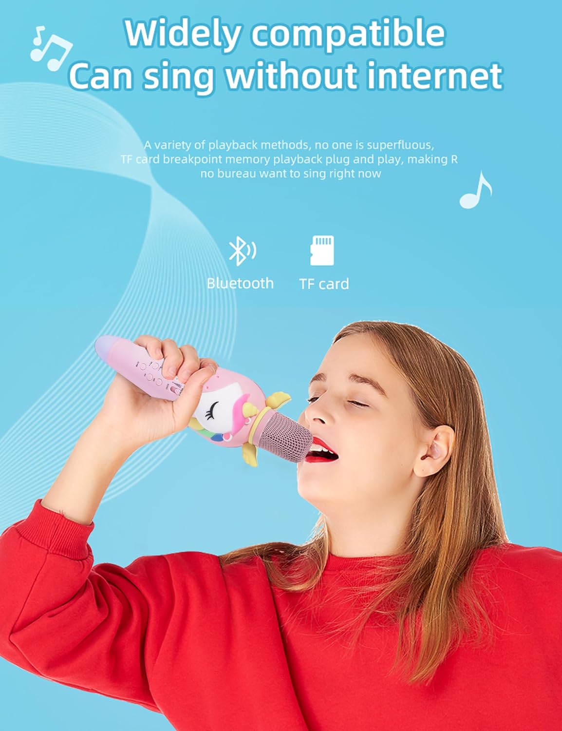 Sing Along  Mike - In Built Cute Bluetooth Mike with Speaker