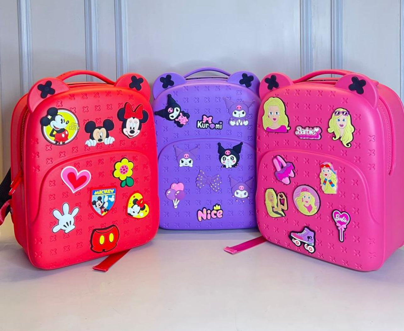 Crocs Style Silicone Backpack with DIY Jibbitz