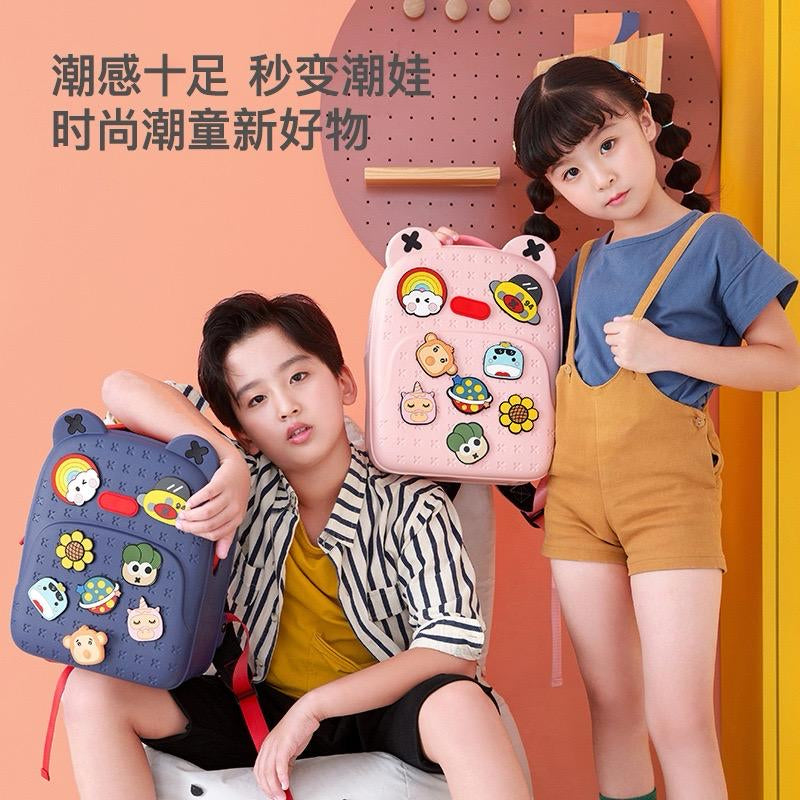 Crocs Style Silicone Backpack with DIY Jibbitz
