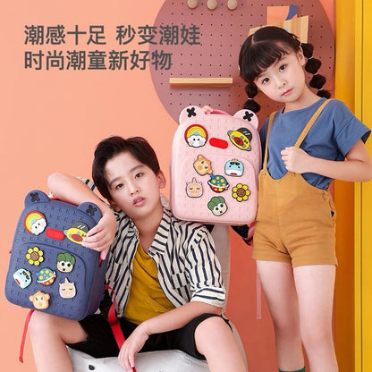 Crocs Style Silicone Backpack with DIY Jibbitz