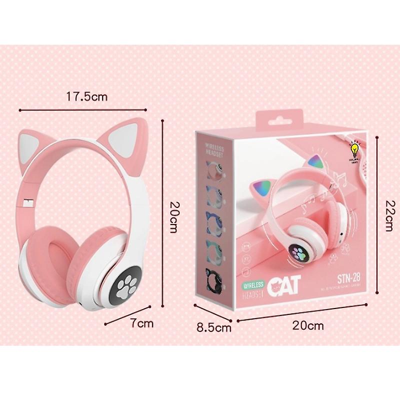 Meow Headphones with Lights - Wireless, Bluetooth