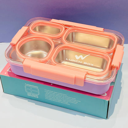 Buffet Meal - 4 Compartments 100% Spill Proof Lunchbox (900ml | For Adults/Teenagers)