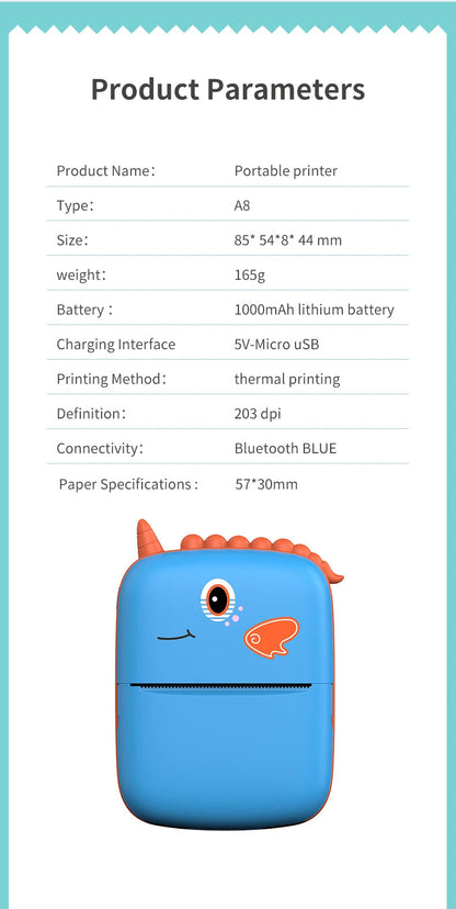 Instant Mini Printer - Fun, Learn and Make Memories 🖨️