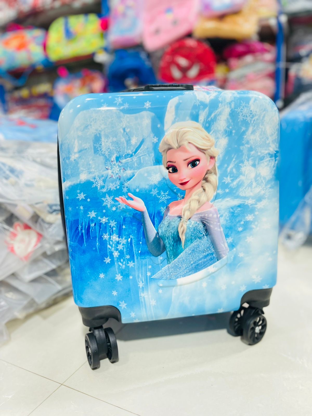 Kids 3D Trolley Bags : Big Size with Security Locks