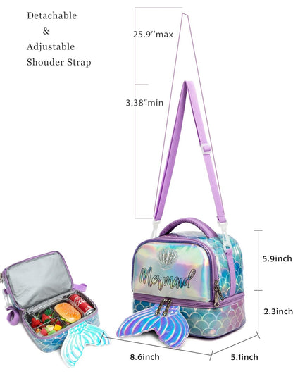 Luxury Lunch Bag - Two Big Compartments | Insulated
