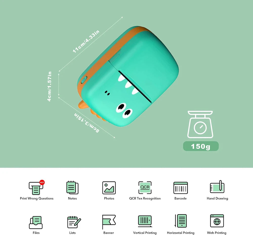 Instant Pocket Printer - Fun, Learn and Make Memories 🖨️