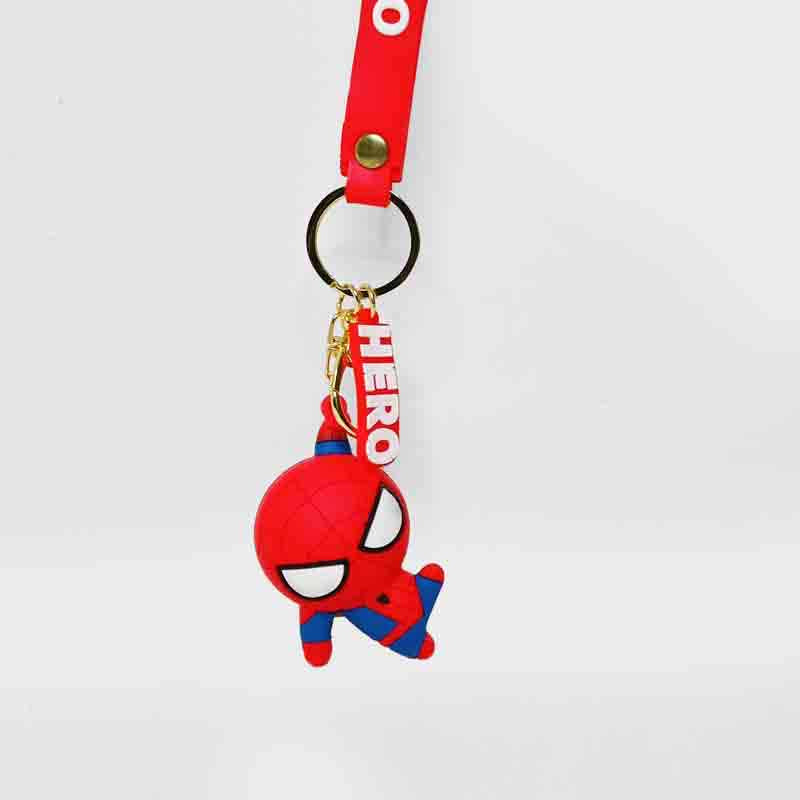 Spider-man 3D Silicone Keychains with Unbelievable Quality