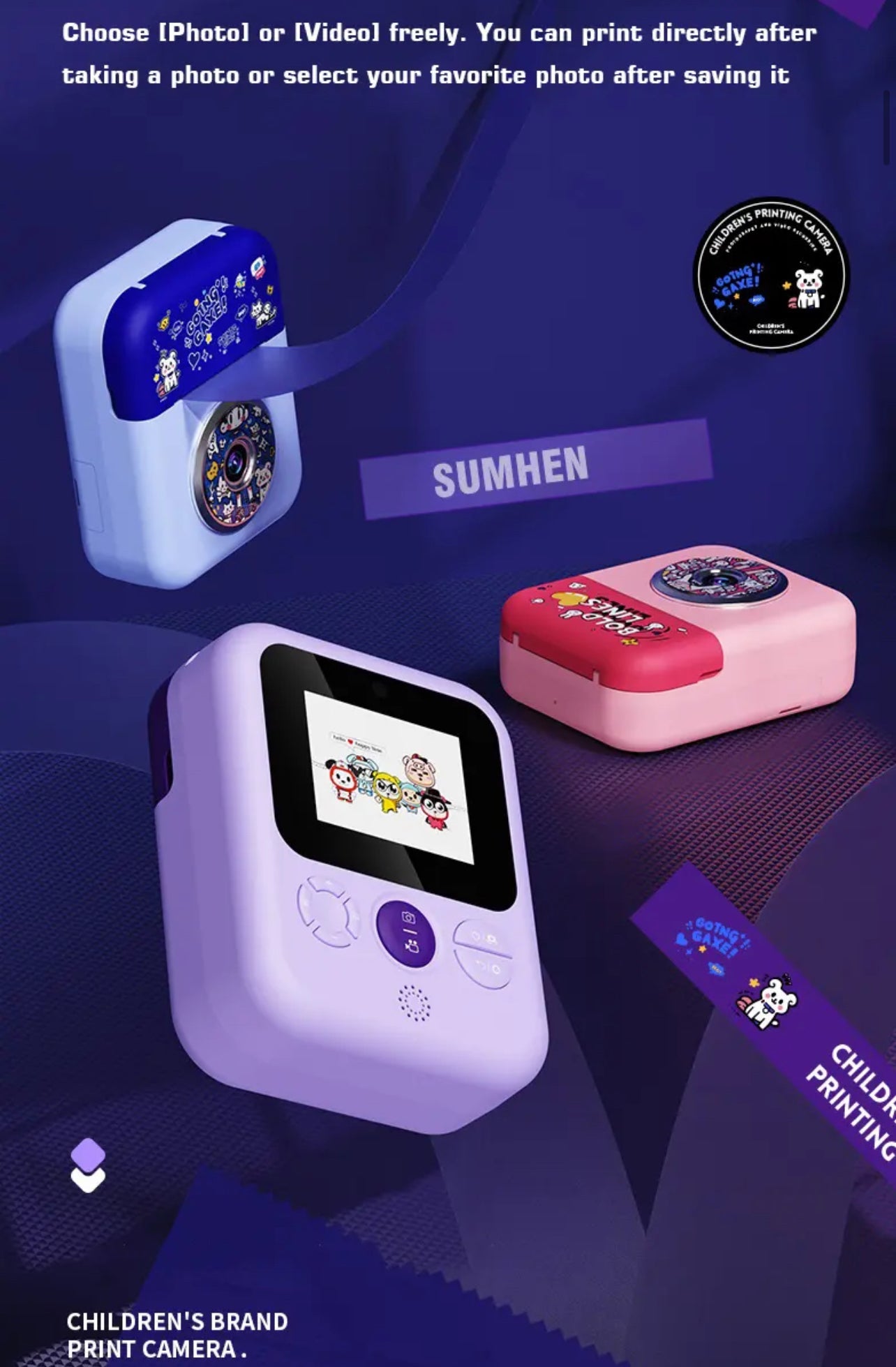 Lovely Print Camera 📸 - Hold On To Memories !!