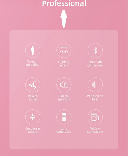 Sing Along  Mike - In Built Cute Bluetooth Mike with Speaker