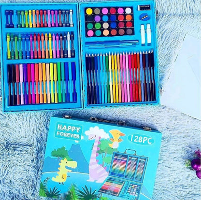 128pcs Big Coloring Trunk