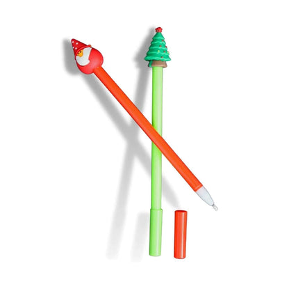 Christmas Gel Pens : Fun and Vibrant Writing (Random 1 Design)